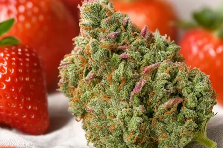 Strawberry Cough — botanical hero